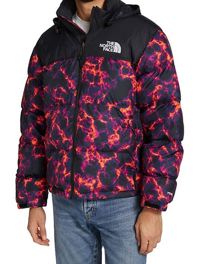 Printed Quilted Puffer Jacket