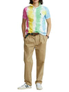 Tie-Dye Cotton Polo Shirt