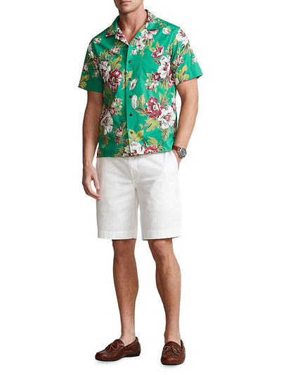 Tropical Cotton Camp Shirt