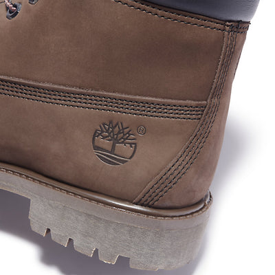 6-INCH PREMIUM WATERPROOF BOOTS - BROWN NUBUCK