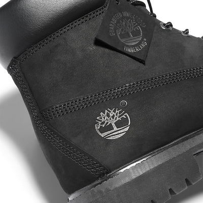 6-INCH PREMIUM WATERPROOF BOOTS - BLACK NUBUCK