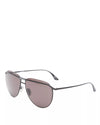 Unisex Brow Bar Aviator Sunglasses, 62mm