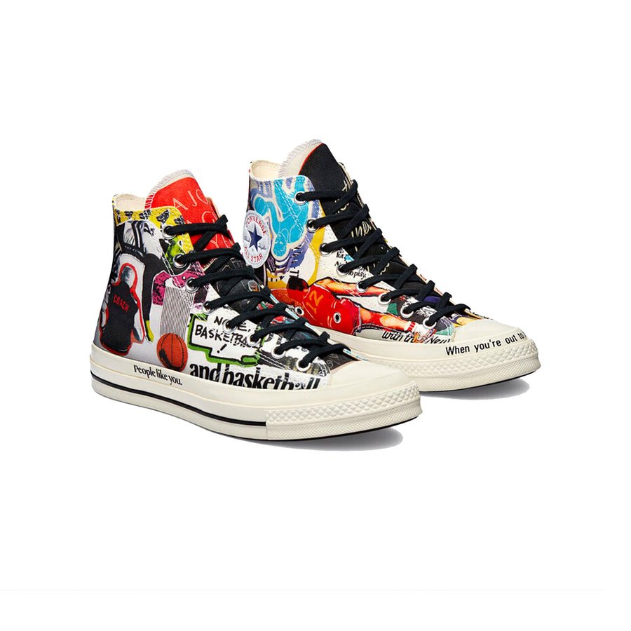 CONVERSE MENS CHUCK 70 HI BEAT THE WORLD SHOES