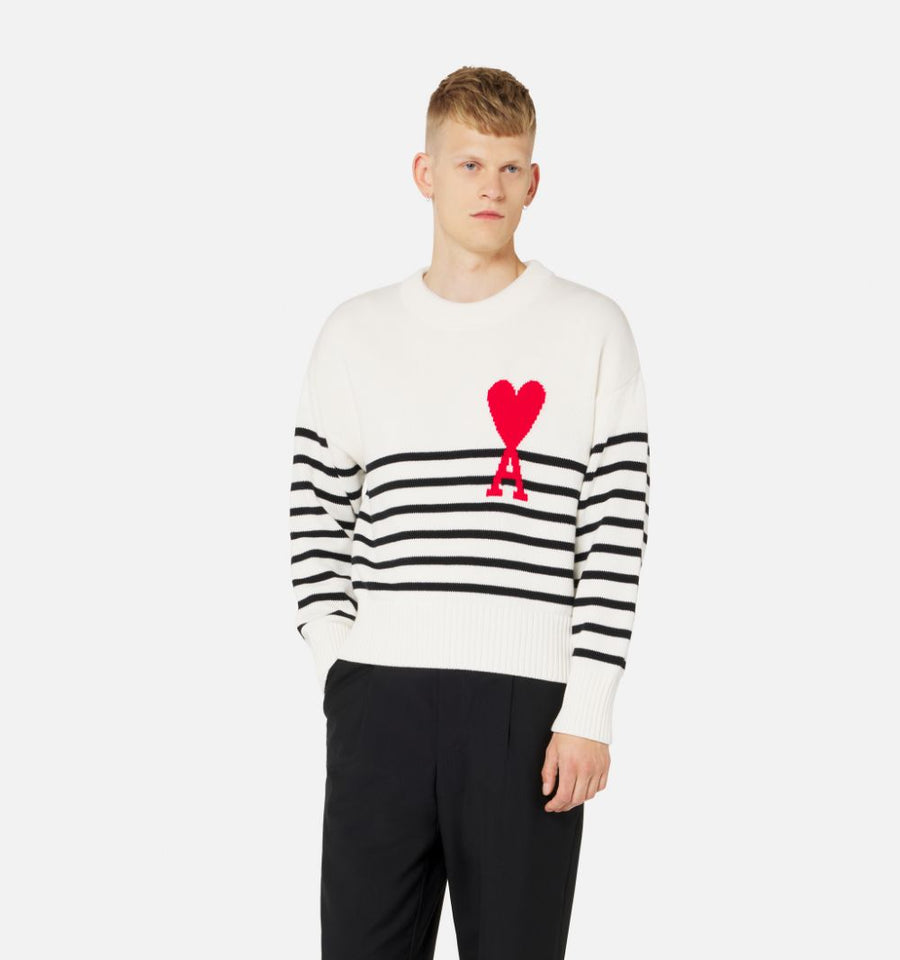 Ami De Coeur Striped Sweater