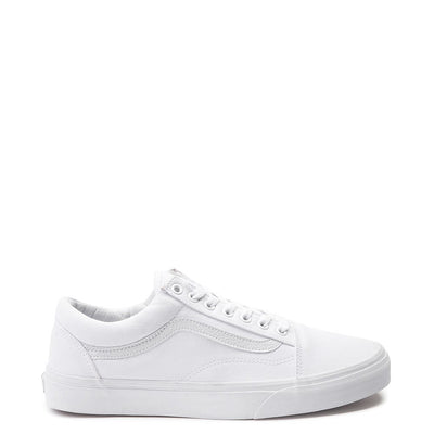 Vans Old Skool Skate Shoe - White Monochrome