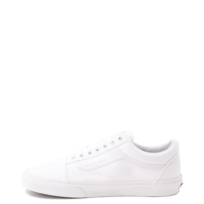 Vans Old Skool Skate Shoe - White Monochrome