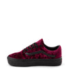 Vans Old Skool Velvet Platform Skate Shoe - Burnt Russet