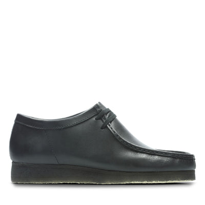 Wallabee Black Leather