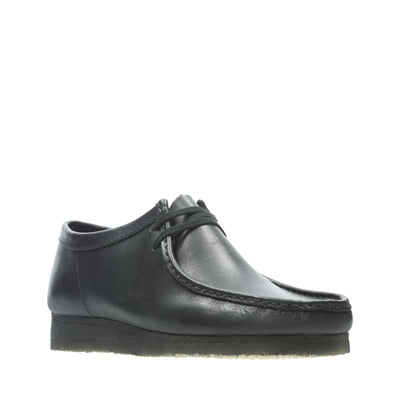 Wallabee Black Leather