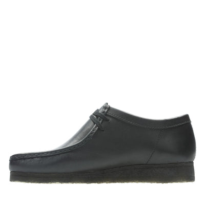 Wallabee Black Leather