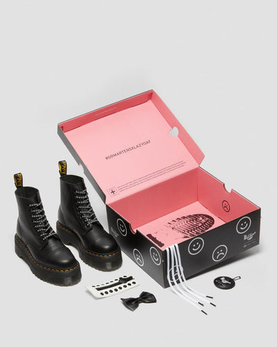 SINCLAIR LAZY OAF LEATHER PLATFORM BOOTS