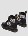 1460 FUTURA EMBROIDERED LEATHER LACE UP BOOTS