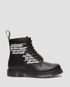 1460 FUTURA EMBROIDERED LEATHER LACE UP BOOTS