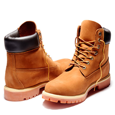 6-INCH PREMIUM WATERPROOF BOOTS - RUST NUBUCK