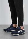 Herald navy suede sneakers