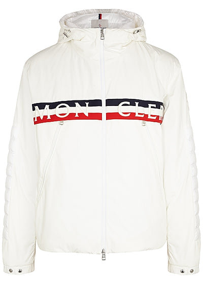 Olargues white logo shell jacket