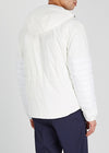 Olargues white logo shell jacket