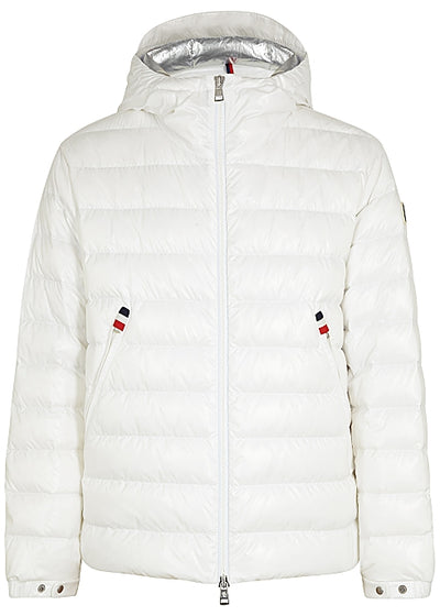 Blesle white quilted shell jacket