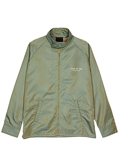 Souvenir green logo track jacket