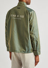 Souvenir green logo track jacket