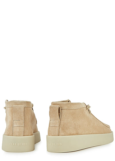 Sand suede shoes