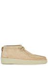 Sand suede shoes