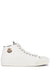 Lissex white canvas hi-top sneakers