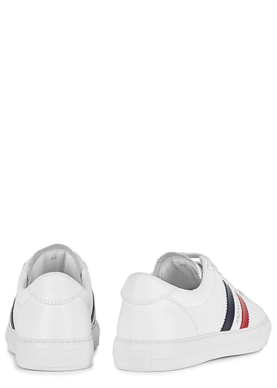 New Monaco white leather sneakers