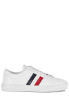 New Monaco white leather sneakers