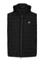 Black quilted shell gilet