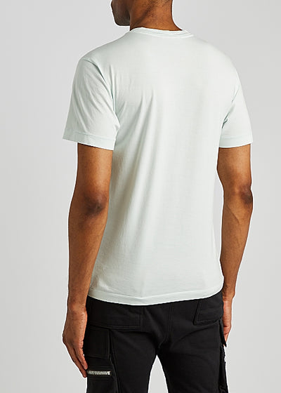 Light green cotton T-shirt