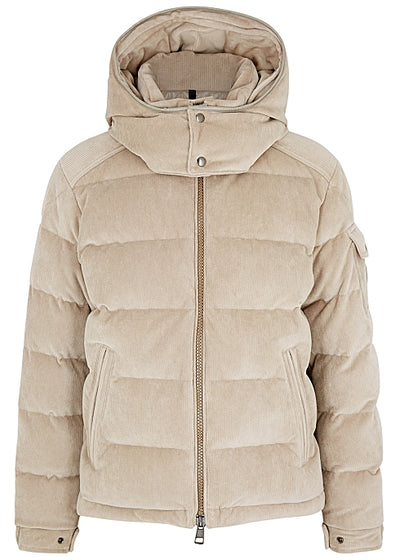 Maya stone quilted corduroy jacket