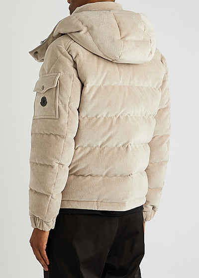 Maya stone quilted corduroy jacket