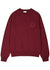 Dark red cashmere jumper