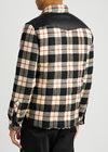 Grenoble Gelt checked padded wool overshirt