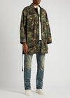 Camouflage-print cotton jacket