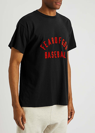 Baseball black cotton T-shirt