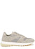 Grey panelled mesh sneakers