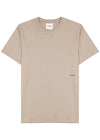 Coffey taupe cotton T-shirt