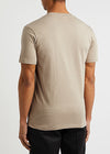 Coffey taupe cotton T-shirt