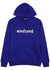 Googie blue hooded jersey sweatshirt