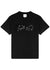 Scribble black logo-print cotton T-shirt