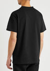 Scribble black logo-print cotton T-shirt