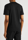 Black logo cotton T-shirt