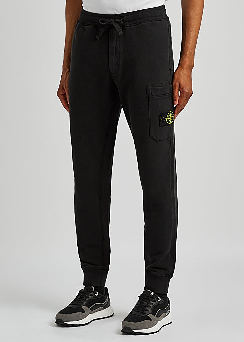 Black cotton sweatpants