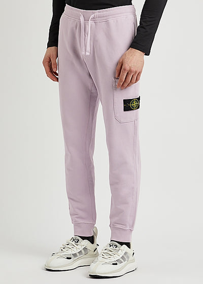 Lilac cotton sweatpants