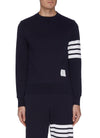 STRIPE SLEEVE CREWNECK SWEATSHIRT