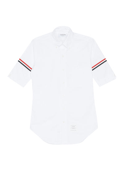 STRIPE ARMBAND SHORT SLEEVE OXFORD SHIRT