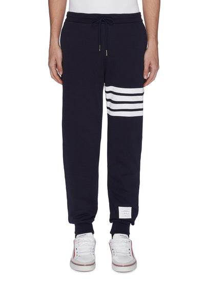 FOUR BAR SLOGAN PATCH SWEATPANTS