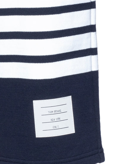 STRIPE FRENCH TERRY SWEAT SHORTS